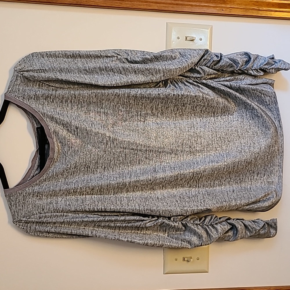 New with tags XL White House Black Market Silver top